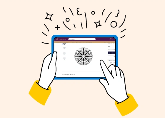 Online diamond shopping